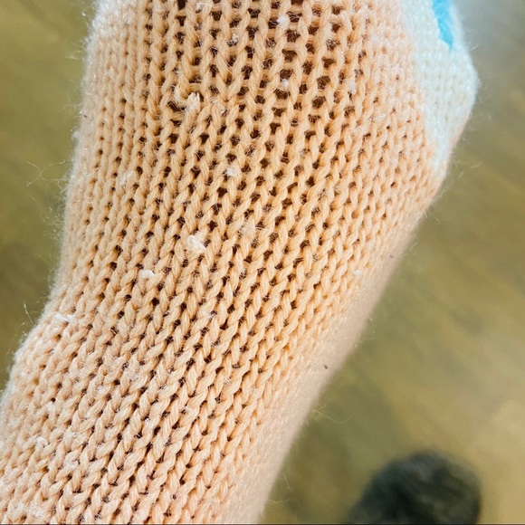 VINTAGE Pale Pink & Blue Mock Neck Sweater Size M - Picture 10 of 10